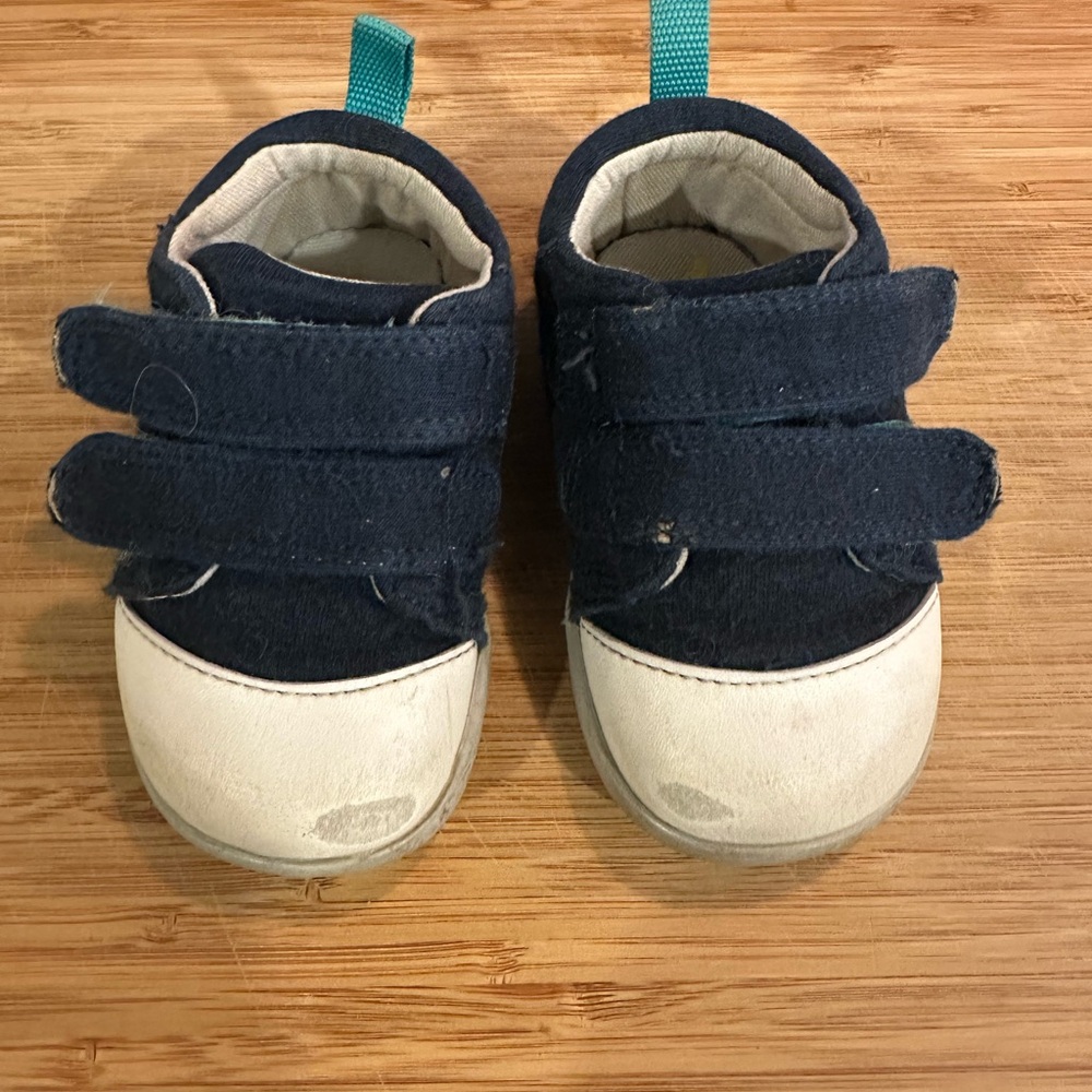 Ten Little Navy First Walker shoes for toddlers- sz 5